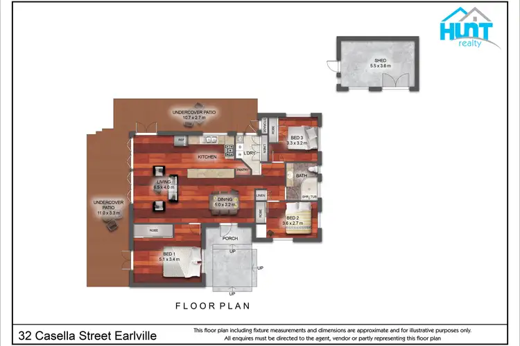 Floorplan of Homely house listing, 32 Casella Street, Earlville QLD 4870