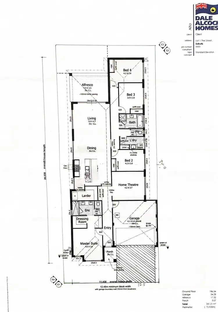 Floorplan of Homely house listing, 17 Clarion Chase, Baldivis WA 6171