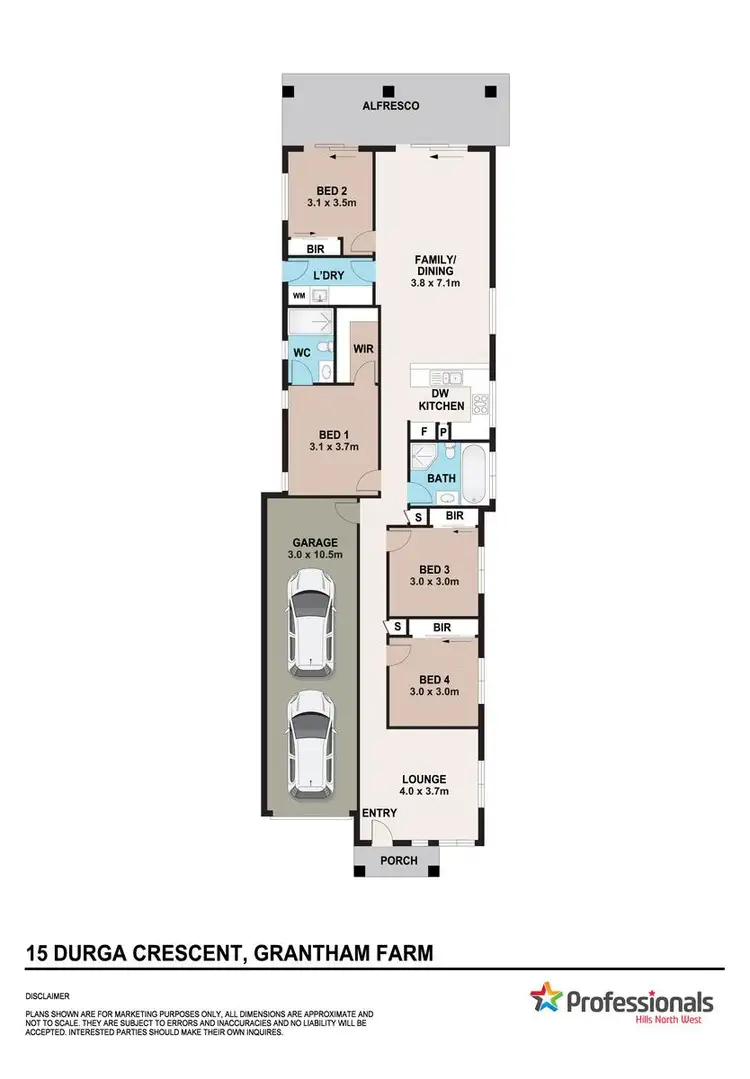 Floorplan of Homely house listing, 15 Durga Cres (Grantham Farm), Riverstone NSW 2765