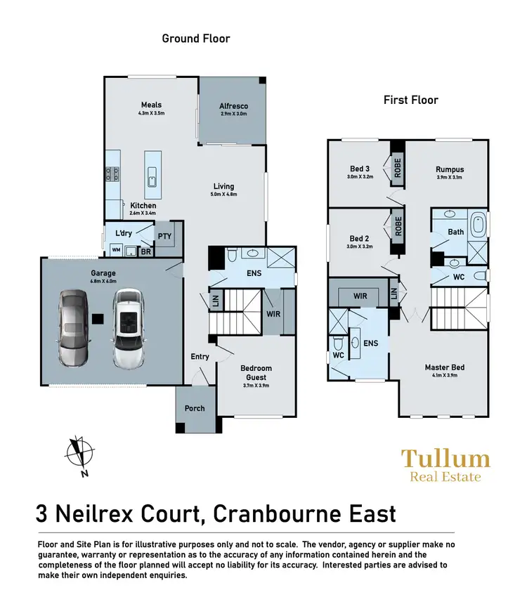 Floorplan of Homely house listing, 3 Neilrex Court, Cranbourne East VIC 3977