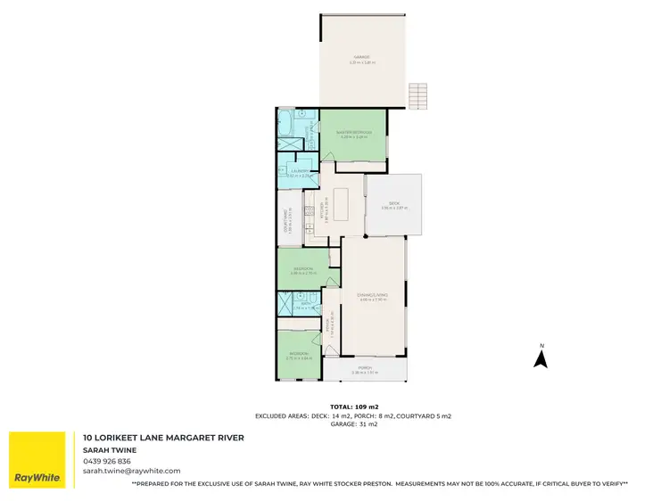 Floorplan of Homely house listing, 10 Lorikeet Lane, Margaret River WA 6285