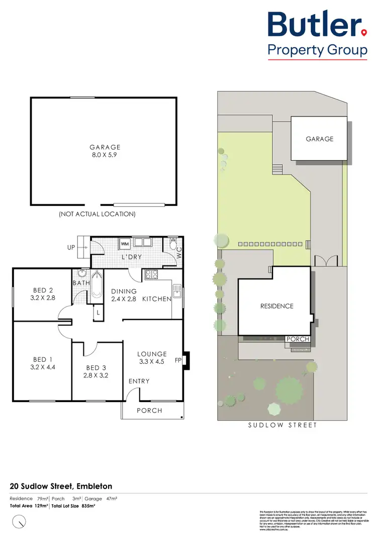 Floorplan of Homely house listing, 20 Sudlow Street, Embleton WA 6062