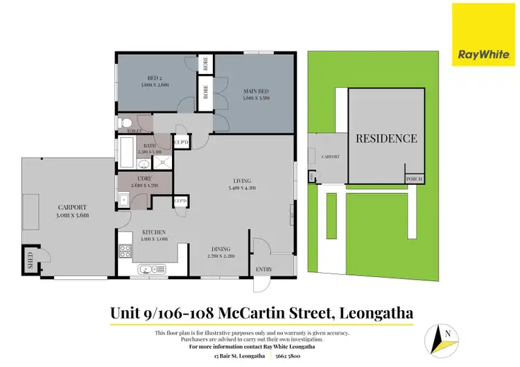 Floorplan of Homely unit listing, 9/106-108 McCartin Street, Leongatha VIC 3953