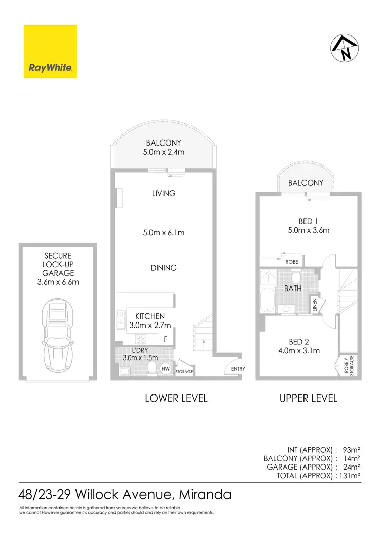 Floorplan of Homely apartment listing, 48/23-29 Willock Avenue, Miranda NSW 2228