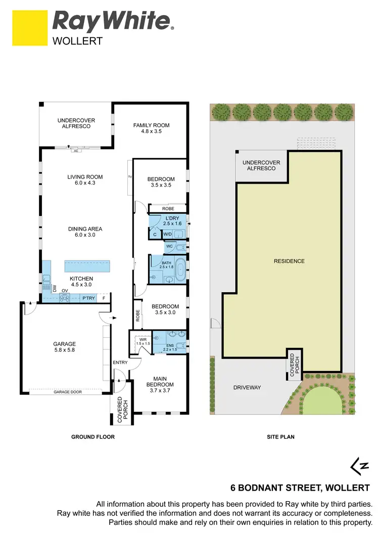 Floorplan of Homely house listing, 6 Bodnant Street, Wollert VIC 3750