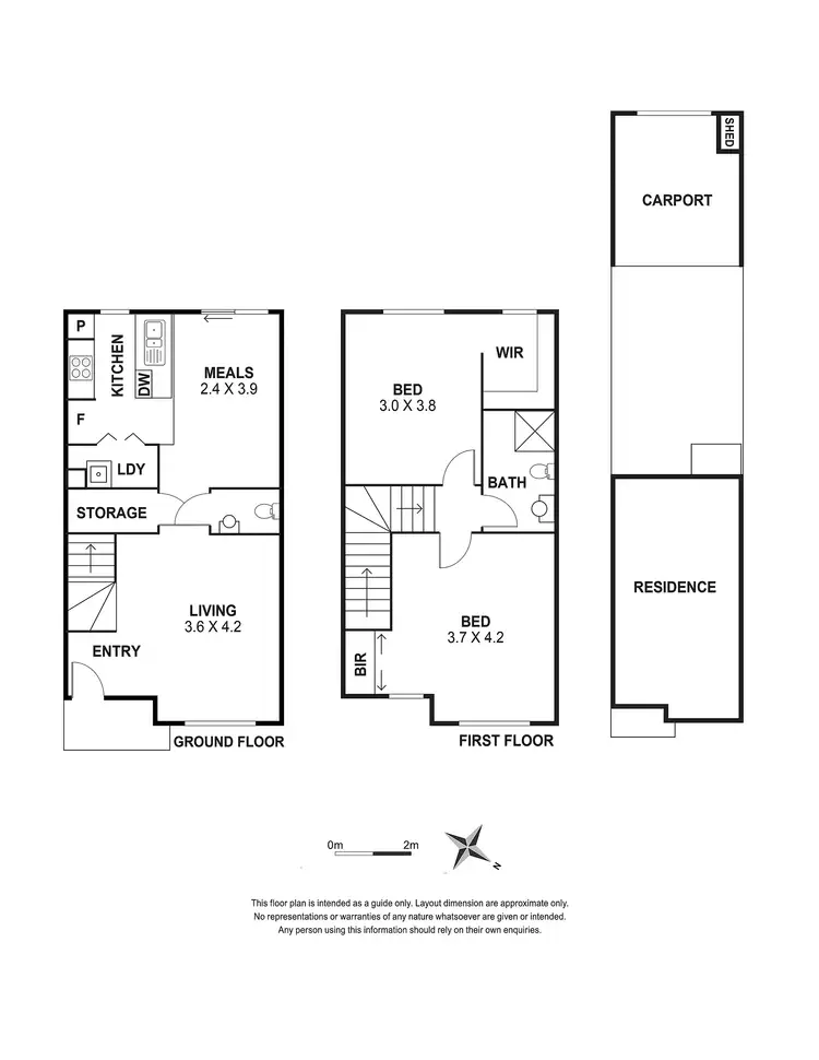 Floorplan of Homely townhouse listing, 9/29 Ardsley Circuit, Craigieburn VIC 3064