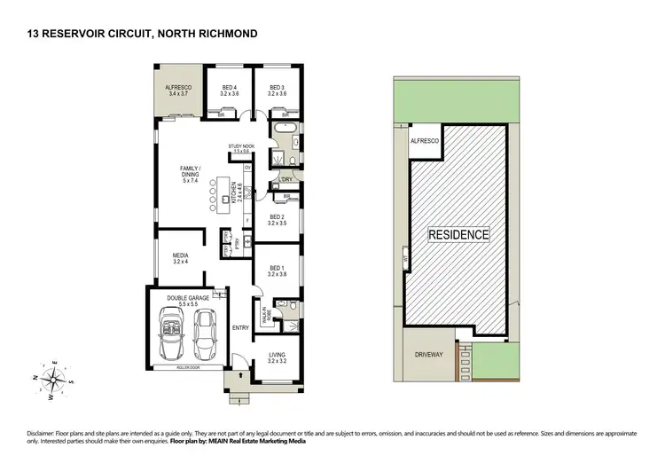 Floorplan of Homely house listing, 13 Reservoir Circuit, North Richmond NSW 2754