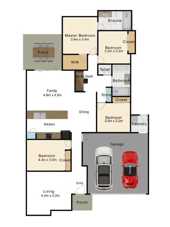 Floorplan of Homely house listing, 10 Lehmann Circuit, Caboolture South QLD 4510