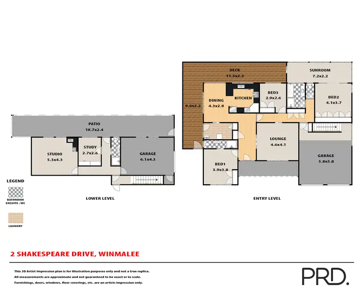 Floorplan of Homely house listing, 2 Shakespeare Drive, Winmalee NSW 2777