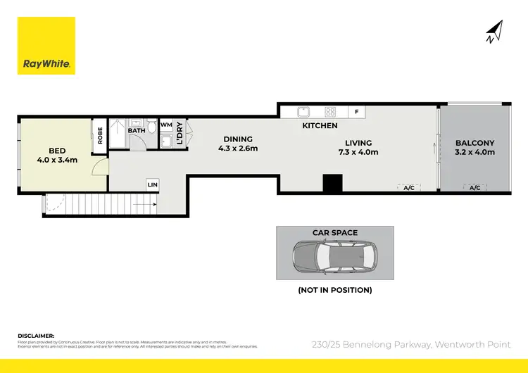 Floorplan of Homely apartment listing, 230/25 Bennelong Parkway, Wentworth Point NSW 2127