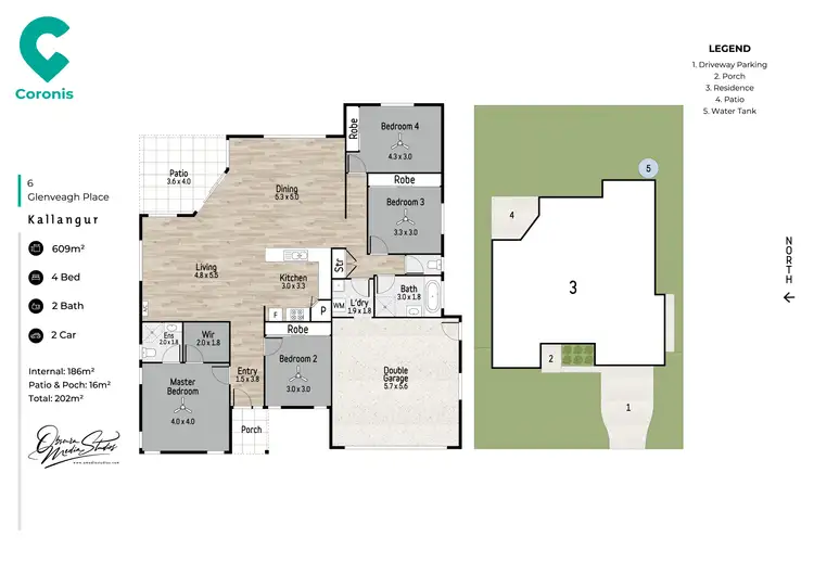 Floorplan of Homely house listing, 6 Glenveagh Place, Kallangur QLD 4503