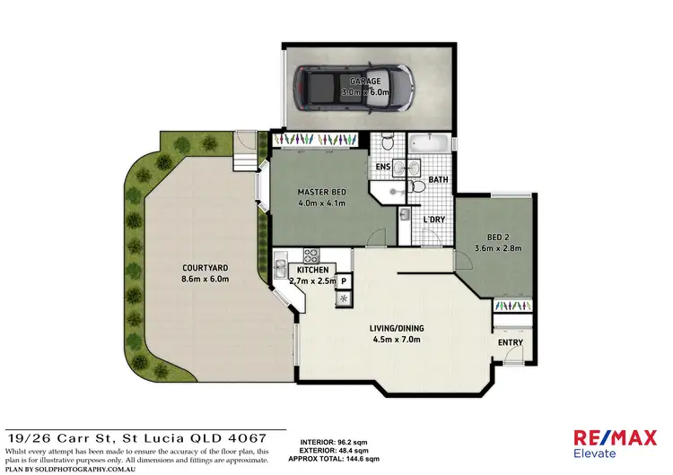 Floorplan of Homely unit listing, 19/26 Carr Street, St Lucia QLD 4067