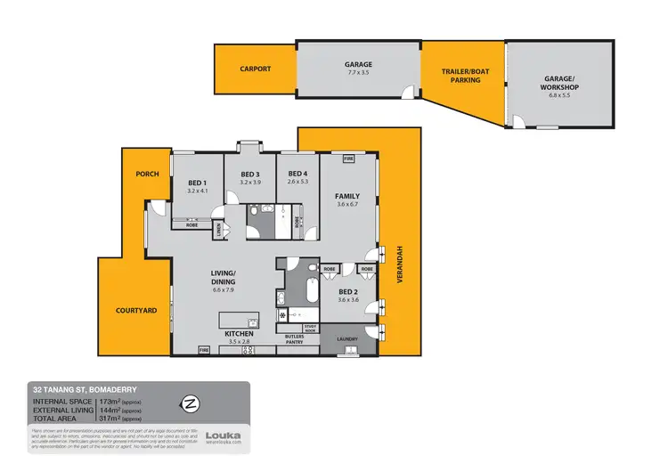Floorplan of Homely house listing, 32 Tanang Street, Bomaderry NSW 2541