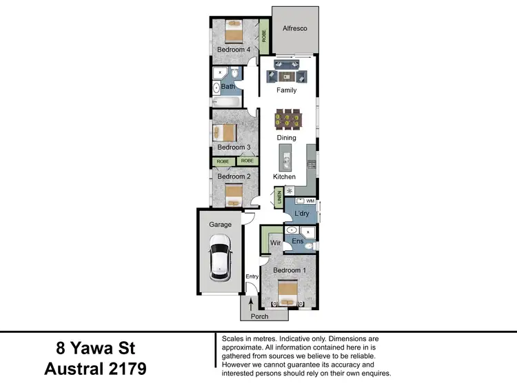 Floorplan of Homely house listing, 8 Yawa Street, Austral NSW 2179