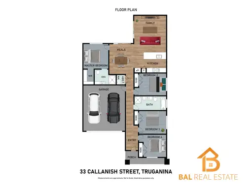 Floorplan of Homely house listing, 33 Callanish Street, Truganina VIC 3029