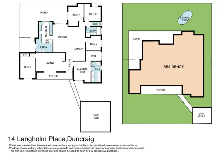 Floorplan of Homely house listing, 14 Langholm Place, Duncraig WA 6023