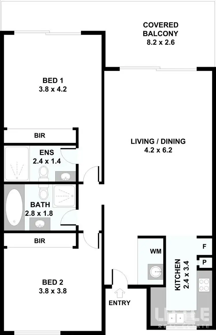 Floorplan of Homely unit listing, 32/32-34 Mons Road, Westmead NSW 2145