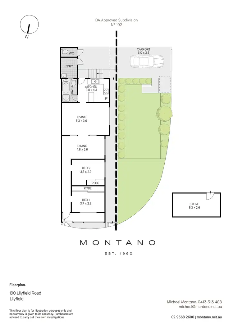Floorplan of Homely house listing, 190 Lilyfield Road, Lilyfield NSW 2040