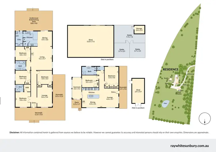 Floorplan of Homely house listing, 76 Mount William Road, Goldie VIC 3435