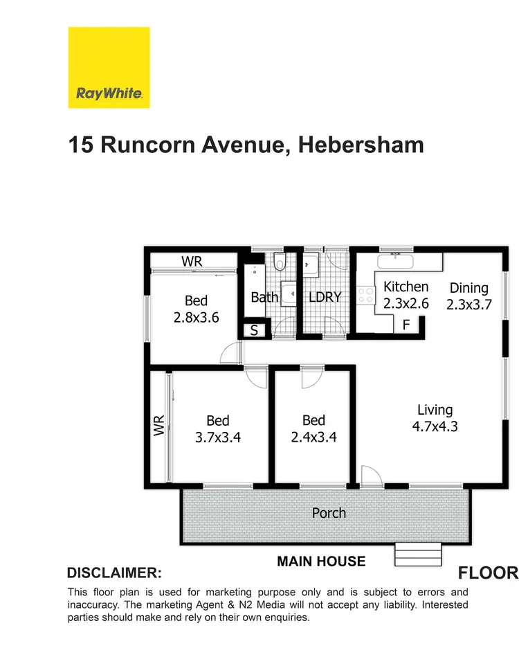 Floorplan of Homely house listing, 15 Runcorn Avenue, Hebersham NSW 2770