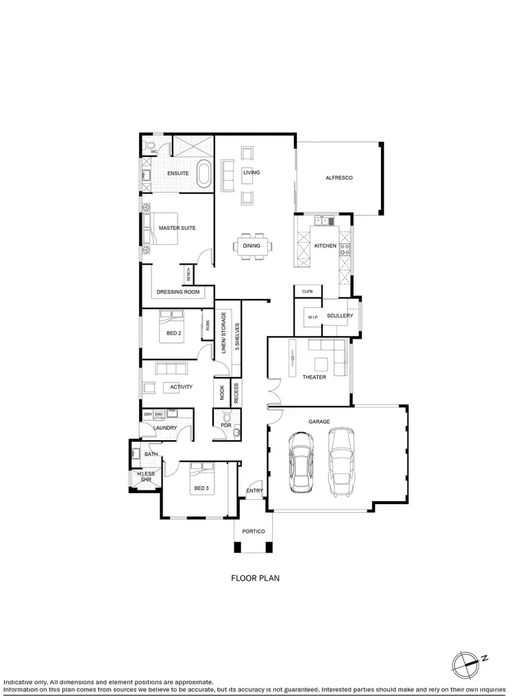 Floorplan of Homely house listing, 37 Tuscan Way, Karnup WA 6176
