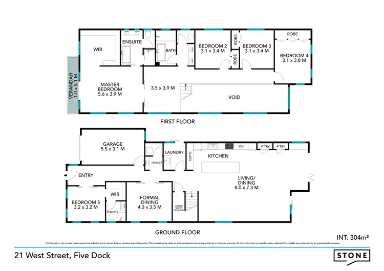 Floorplan of Homely house listing, 21 West Street, Five Dock NSW 2046
