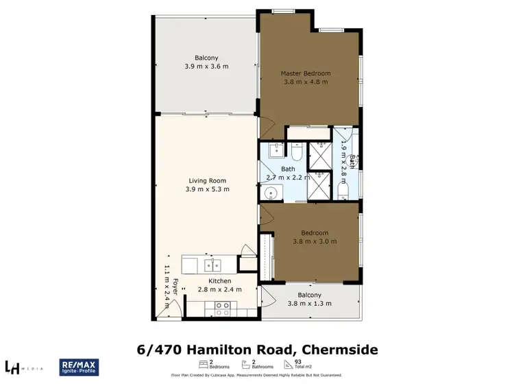 Floorplan of Homely unit listing, 6/470 Hamilton Road, Chermside QLD 4032