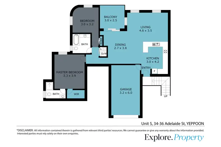 Floorplan of Homely unit listing, 5/1 Bartlem Street, Yeppoon QLD 4703