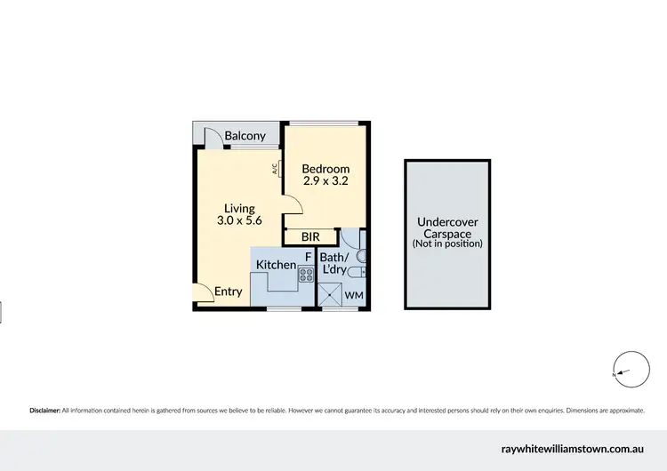 Floorplan of Homely apartment listing, 1/294 Nicholson Street, Seddon VIC 3011