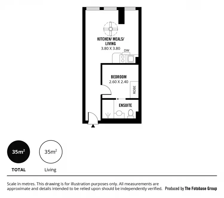Floorplan of Homely apartment listing, 505/160 Rundle Mall, Adelaide SA 5000