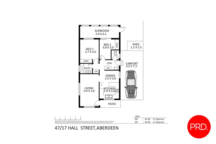 Floorplan of Homely house listing, 47/17 Hall Street, Aberdeen NSW 2336