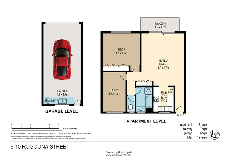 Floorplan of Homely unit listing, 6/10 Rogoona Street, Morningside QLD 4170