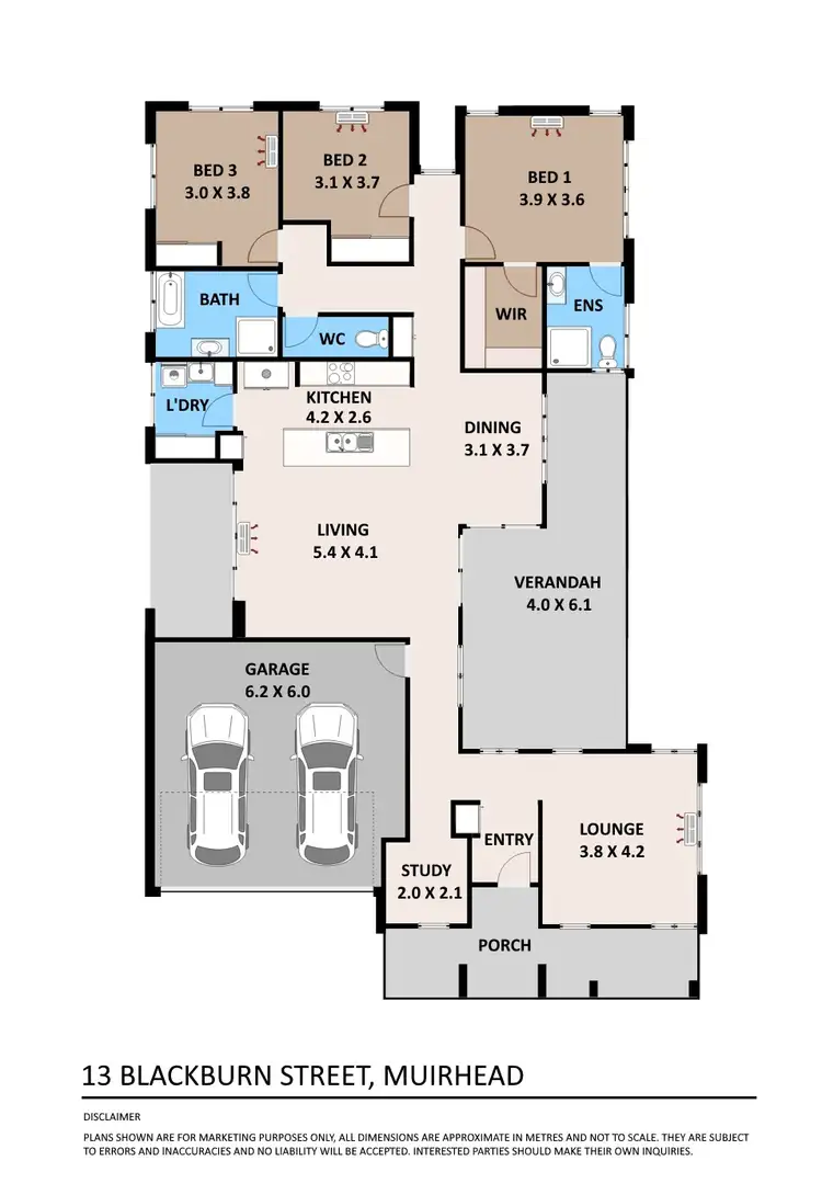 Floorplan of Homely house listing, 13 Blackburn Street, Muirhead NT 810