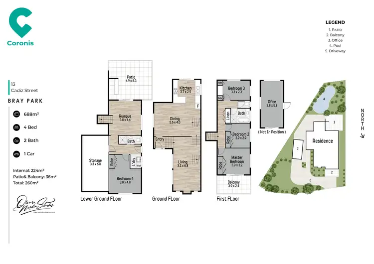 Floorplan of Homely house listing, 13 Cadiz St, Bray Park QLD 4500