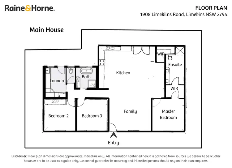 Floorplan of Homely rural property listing, 1908 Limekilns Road, Limekilns NSW 2795