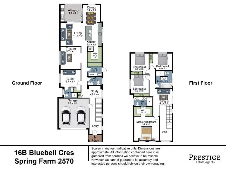 Floorplan of Homely house listing, 16B Bluebell Crescent, Spring Farm NSW 2570