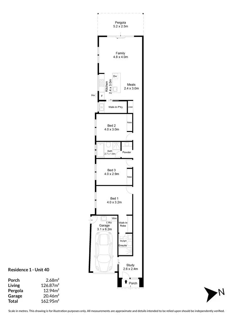 Floorplan of Homely house listing, 40, 40a & 40b Elgar Avenue, Ingle Farm SA 5098