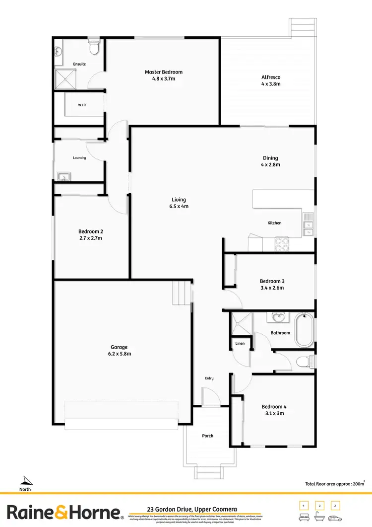 Floorplan of Homely house listing, 23 Gordon Drive, Upper Coomera QLD 4209
