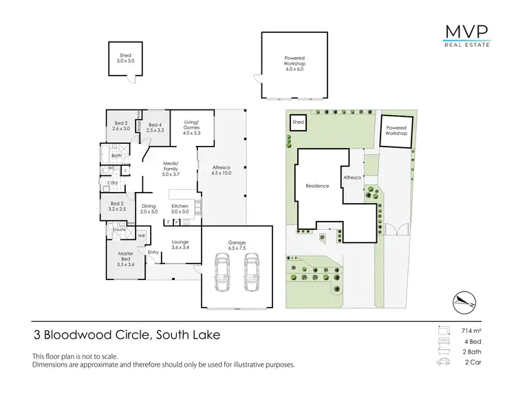 Floorplan of Homely house listing, 3 Bloodwood Circle, South Lake WA 6164