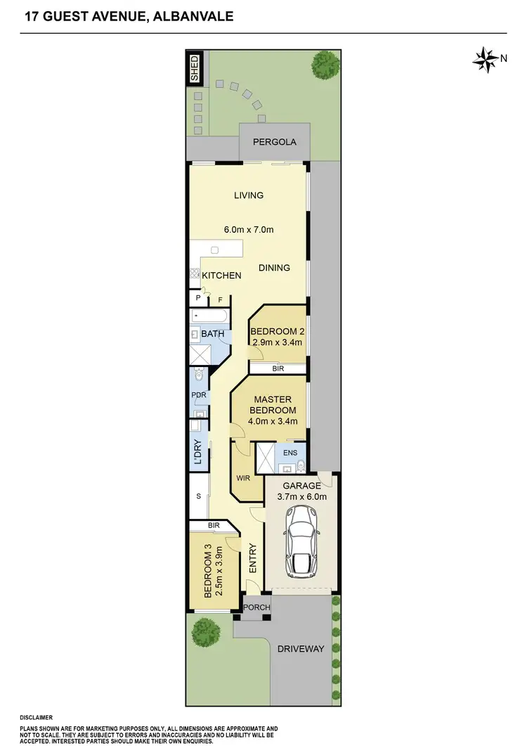 Floorplan of Homely house listing, 17 Guest Avenue, Albanvale VIC 3021