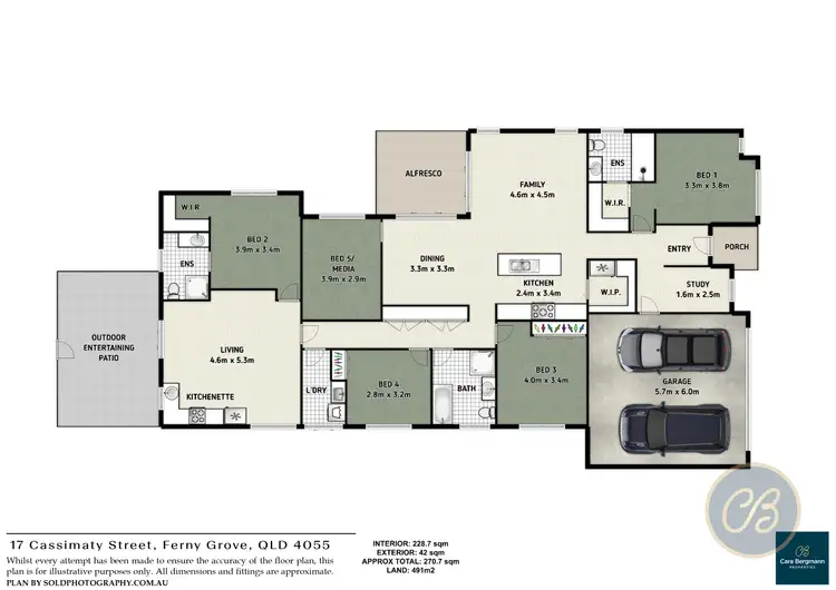 Floorplan of Homely house listing, 17 Cassimaty Street, Ferny Grove QLD 4055