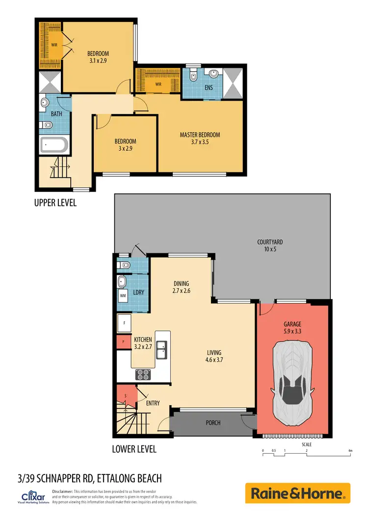 Floorplan of Homely townhouse listing, 3/39-41 Schnapper Road, Ettalong Beach NSW 2257