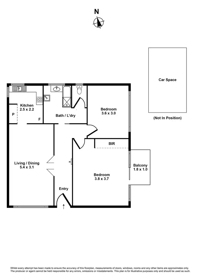 Floorplan of Homely apartment listing, 4/21 Mulga Street, Altona VIC 3018