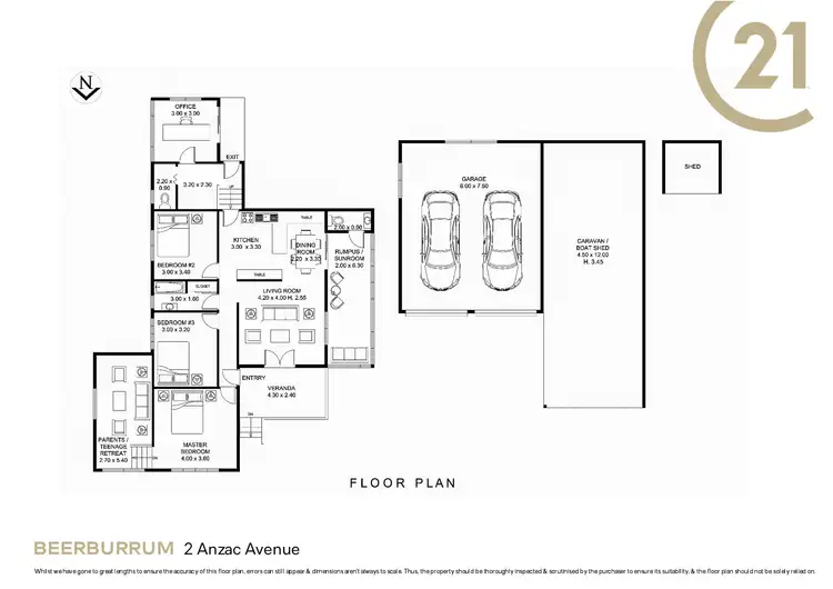 Floorplan of Homely house listing, 2 Anzac Avenue, Beerburrum QLD 4517