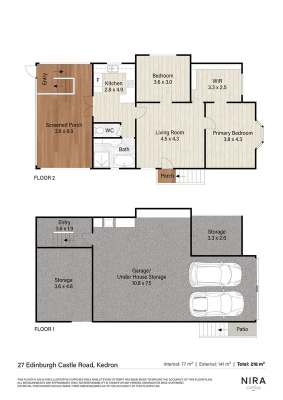 Floorplan of Homely house listing, 27 Edinburgh Castle Road, Kedron QLD 4031