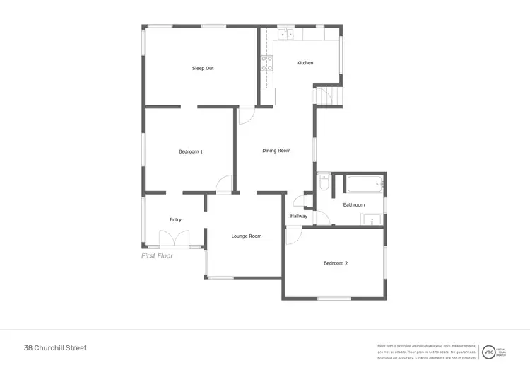Floorplan of Homely house listing, 38 Churchill Street, Maryborough QLD 4650