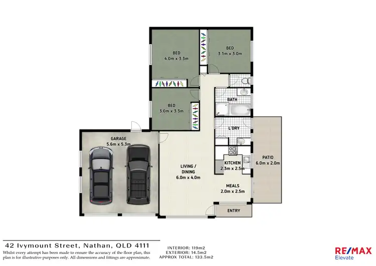 Floorplan of Homely house listing, 42 Ivymount Street, Nathan QLD 4111