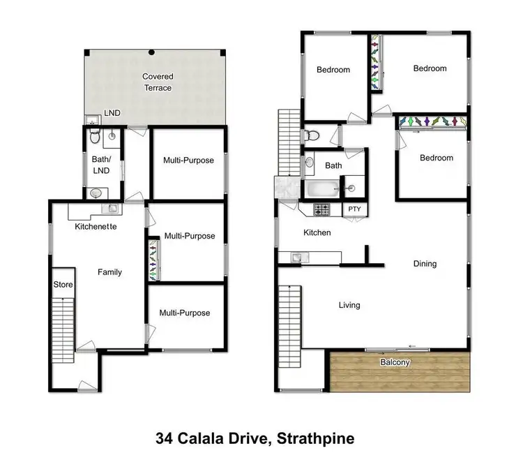 Floorplan of Homely house listing, 34 Calala Drive, Strathpine QLD 4500