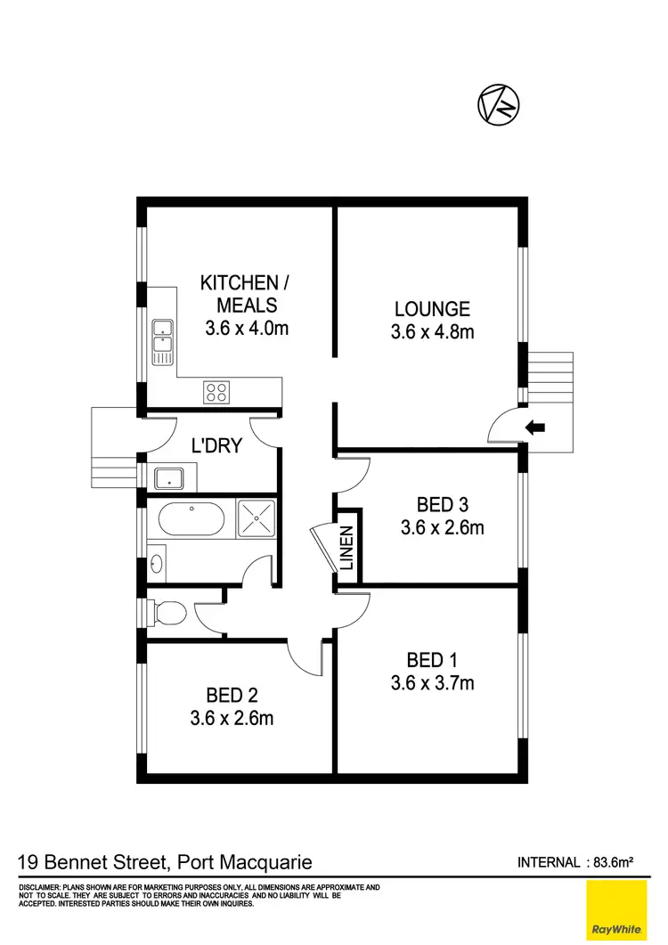 Floorplan of Homely house listing, 19 Bennet Street, Port Macquarie NSW 2444