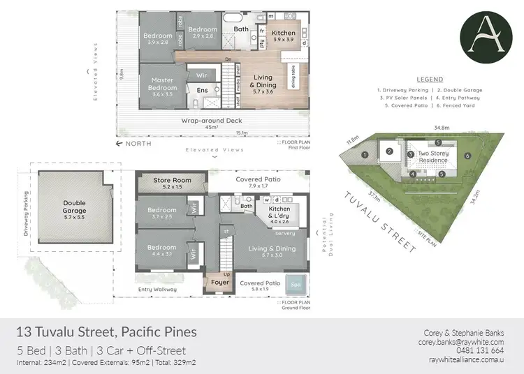 Floorplan of Homely house listing, 13 Tuvalu Street, Pacific Pines QLD 4211